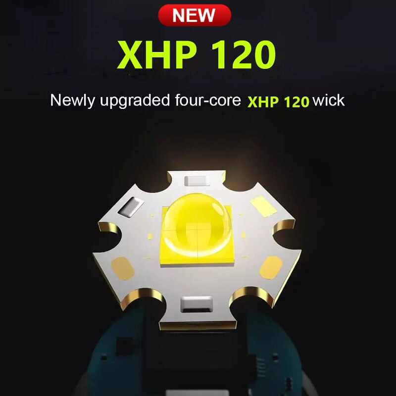 Super LED Rechargeable Laser Flashlight